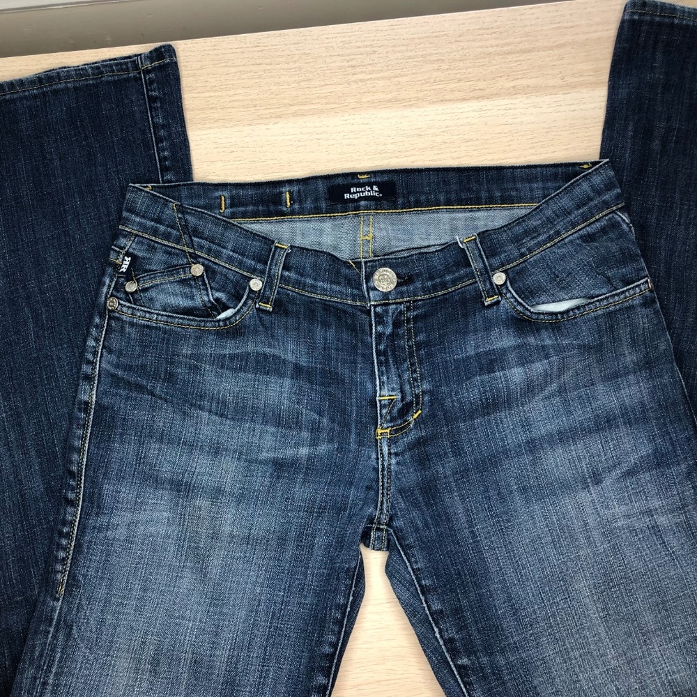 Rock & Republic Boot Cut Flare Jeans - 30